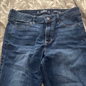 Hollister Women's Dark Blue Skinny Jeans